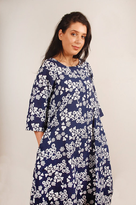 miro garden linen dress