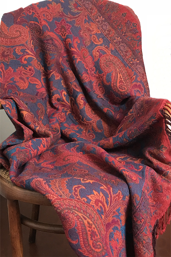 merino wool GEO-M throw 